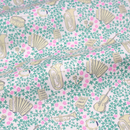 Quilting Liberty - Musical Meadow fabric C
