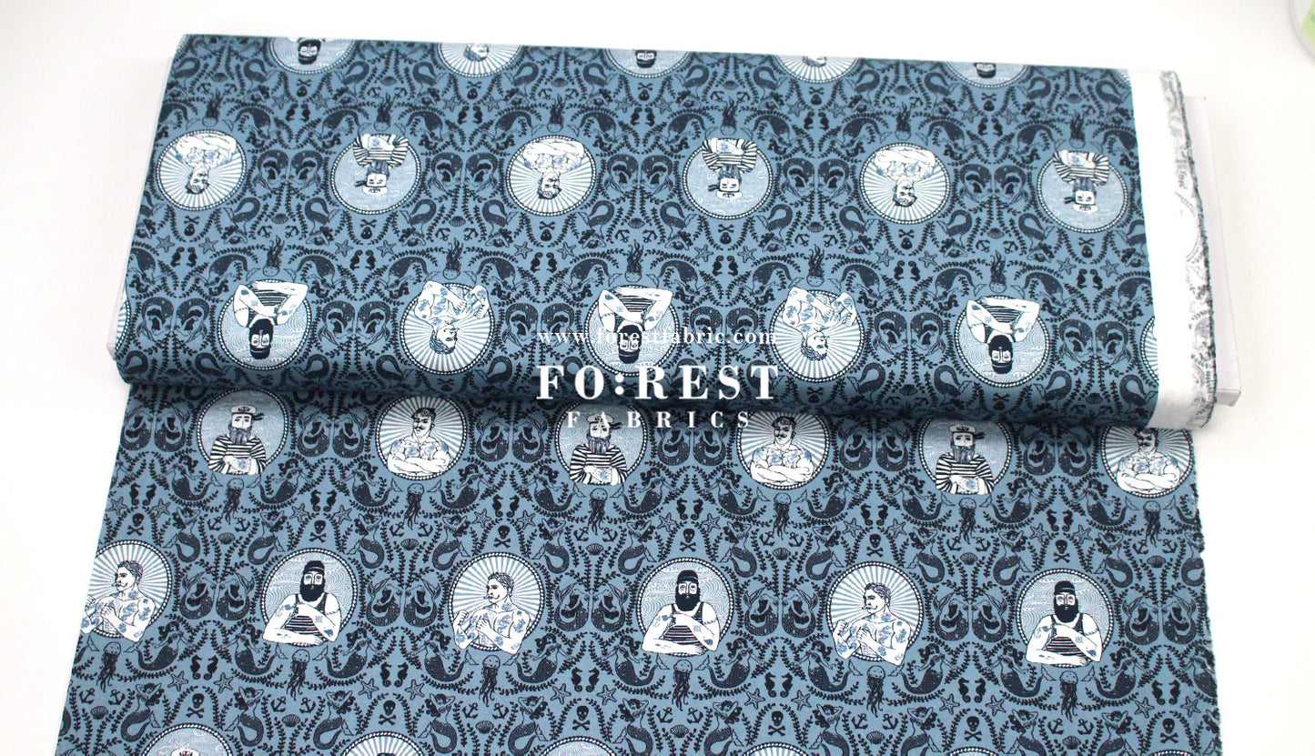 cotton - Sailor Salty Colony fabric