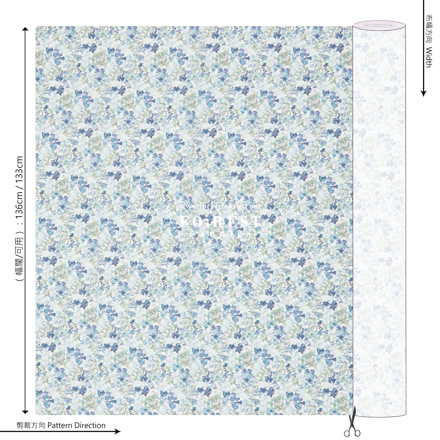 Liberty of London (Cotton Tana Lawn Fabric) - Lily Jane A