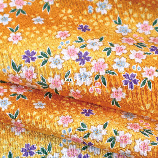 Ichikoshi crepe -  Sakura fabric 7