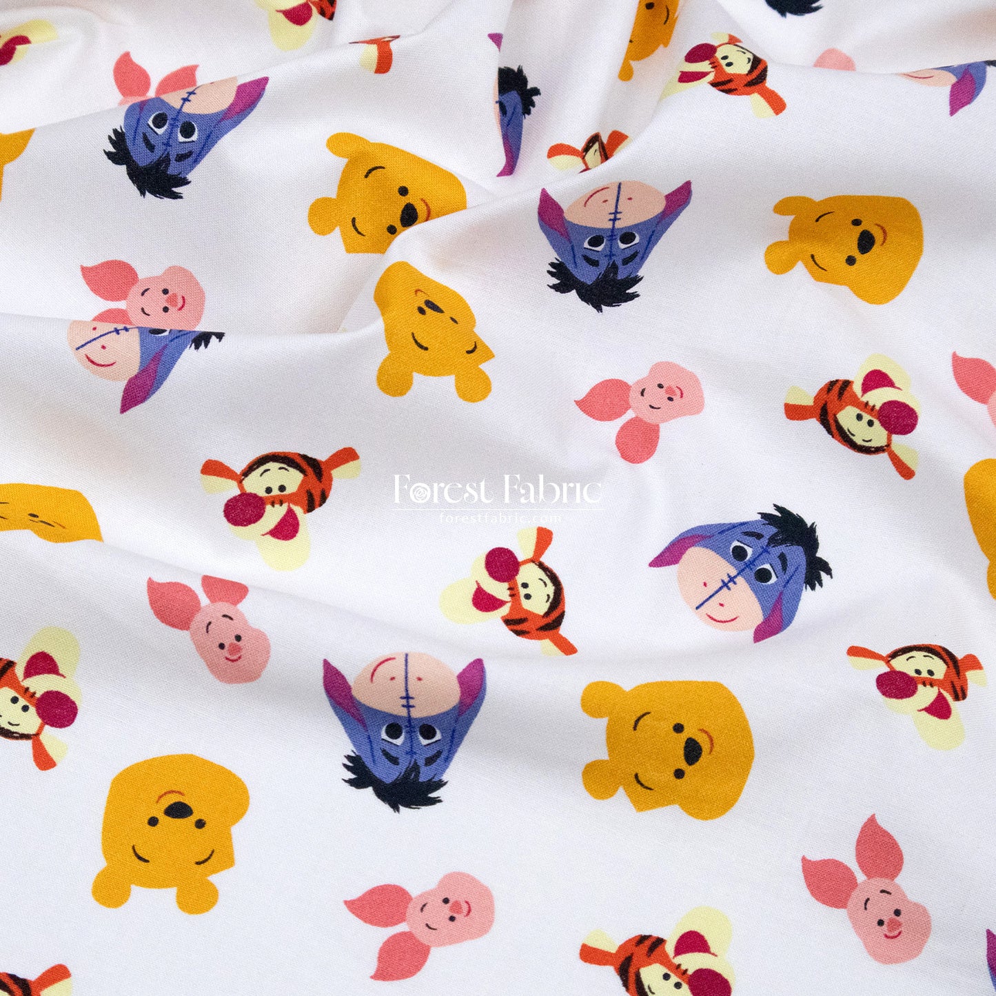 cotton - Pooh fabric 1