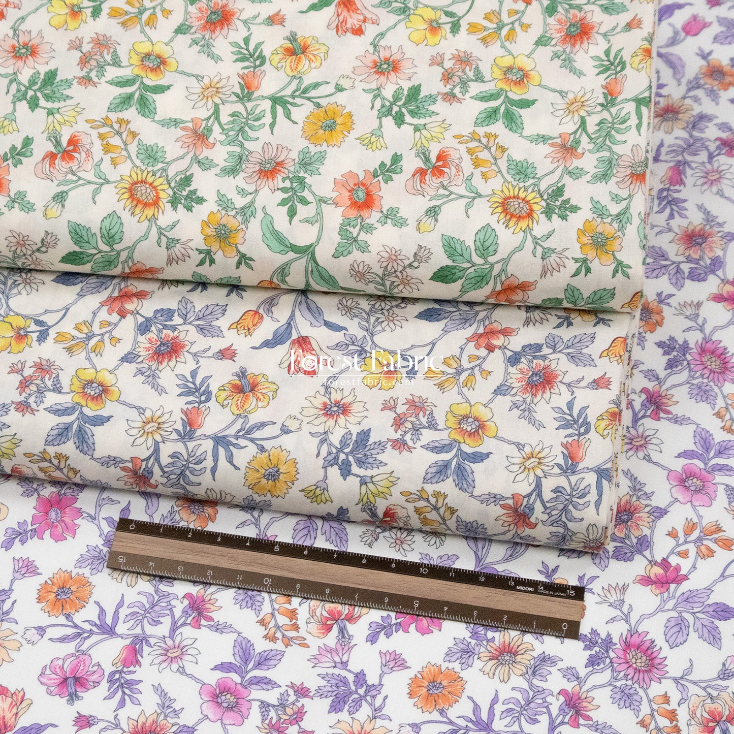 Liberty of London (Cotton Tana Lawn Fabric) - Tiger Lily