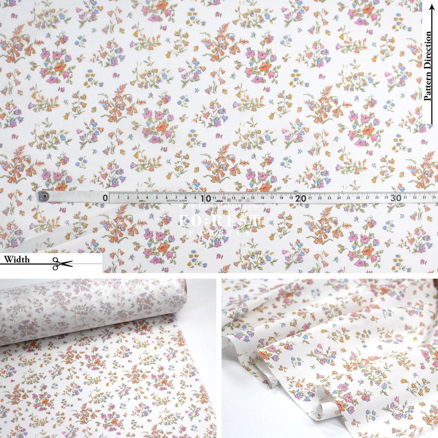 Liberty of London (Tana Lawn™ Cotton Fabric) - Bluebell Fields