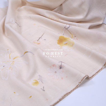 Organic double gauze - hana no toki niwa 有機二重紗