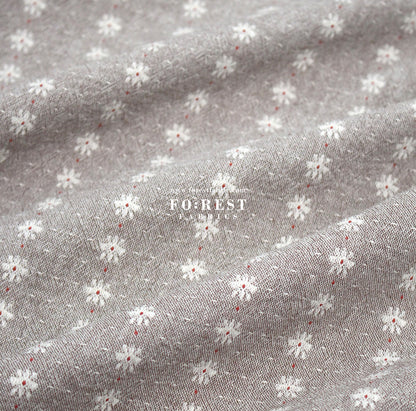Yarn dyed cotton - Flower fabric
