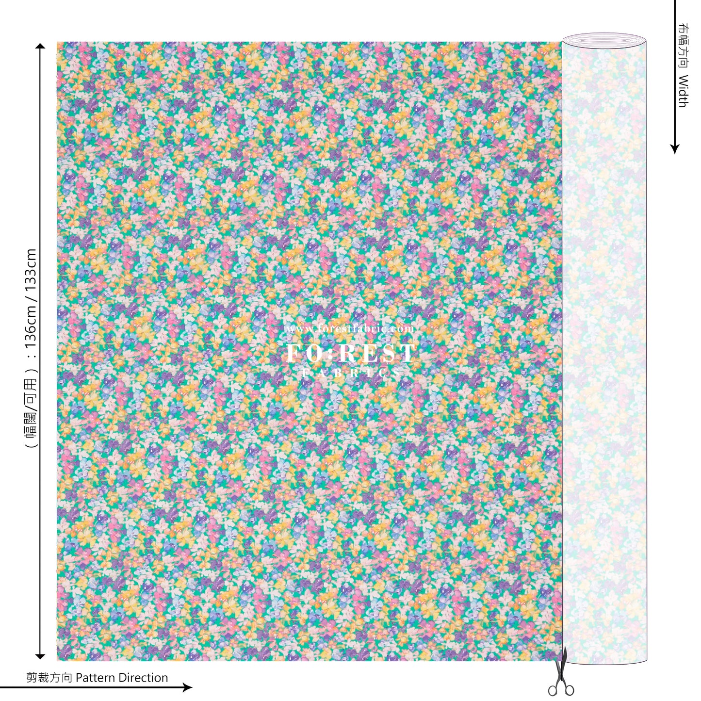 Liberty of London (Cotton Tana Lawn Fabric) - Lily Jane C
