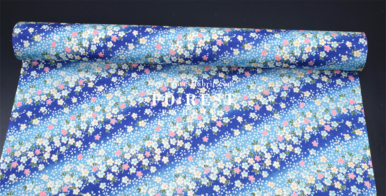 Ichikoshi crepe -  Sakura fabric 6