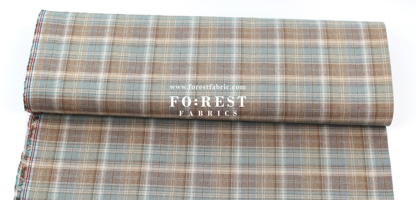 Yarn dyed cotton - Grid fabric