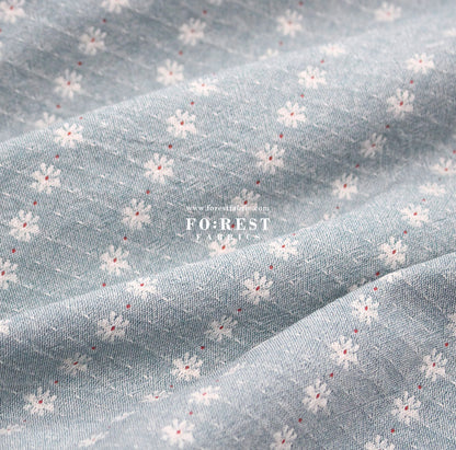 Yarn dyed cotton - Flower fabric