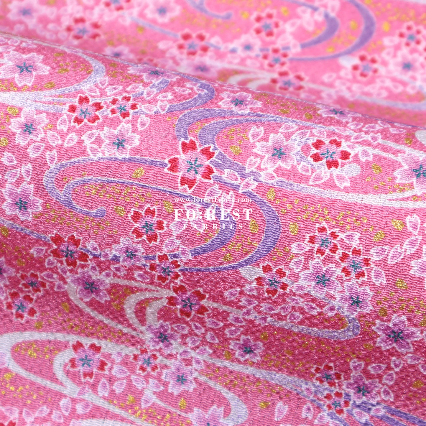Ichikoshi crepe -  Sakura fabric 4