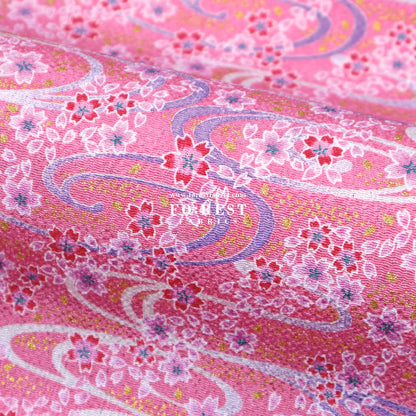 Ichikoshi crepe -  Sakura fabric 4