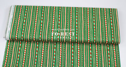 Quilting Liberty - Candy Cane Stripe fabric B