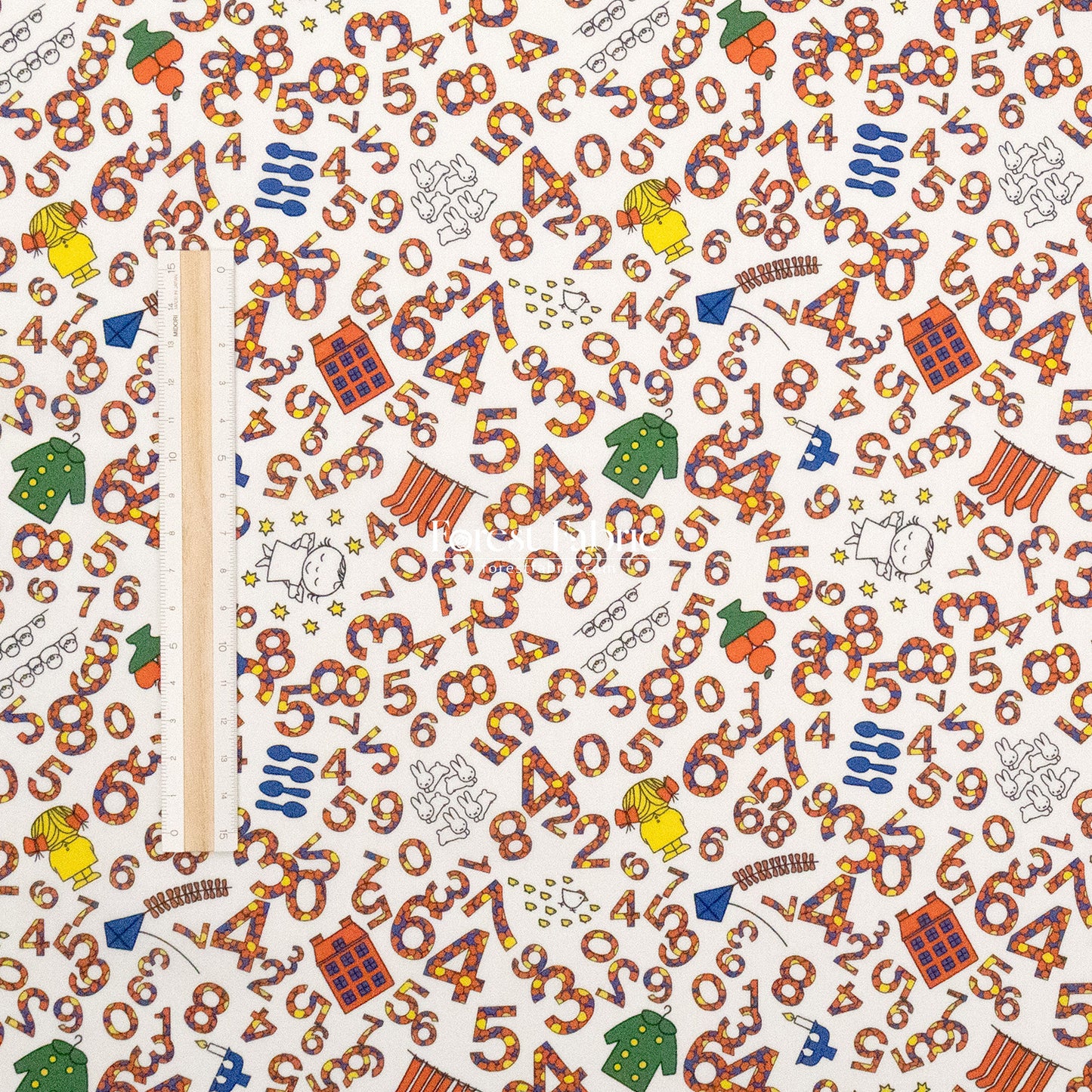 Liberty of London (Cotton Tana Lawn Fabric) - Miffy COUNTING