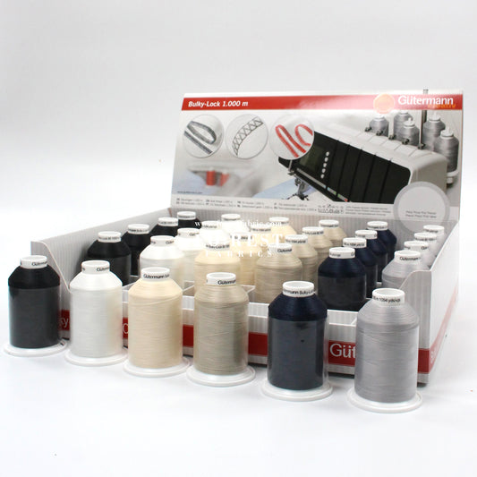Gutermann Bulky-Lock 80 Thread 1000m 緞染彈性車縫線