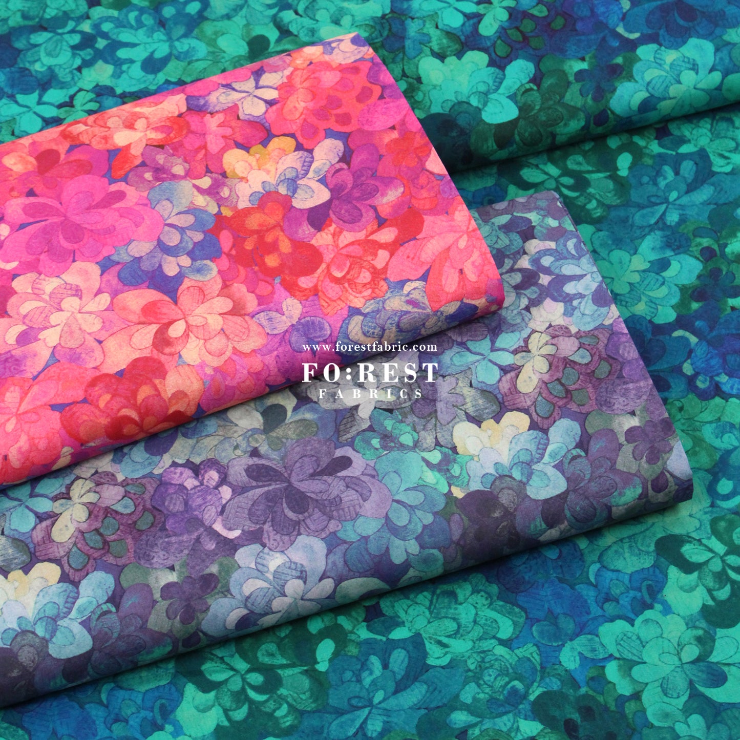 Liberty of London (Cotton Tana Lawn Fabric) - Emerald Bay B