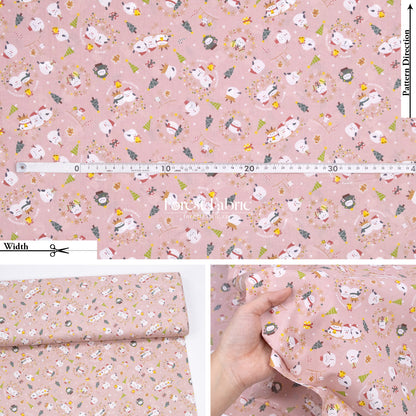 cotton -  Christmas Snowbird fabric