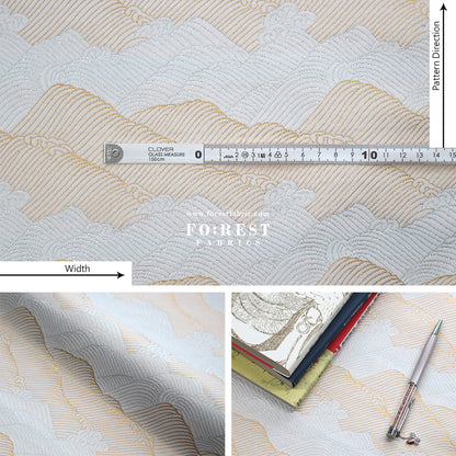 Gold Brocade - Mountain fabric
