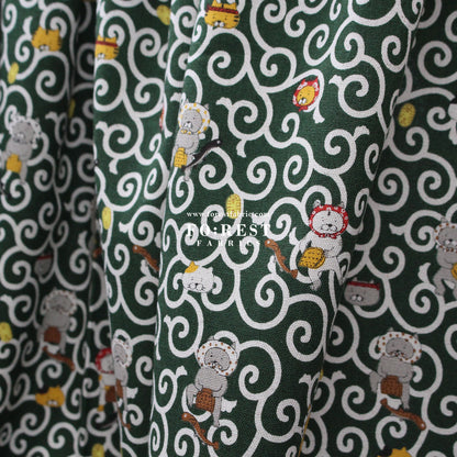 Canvas - Karakusa Cats fabric