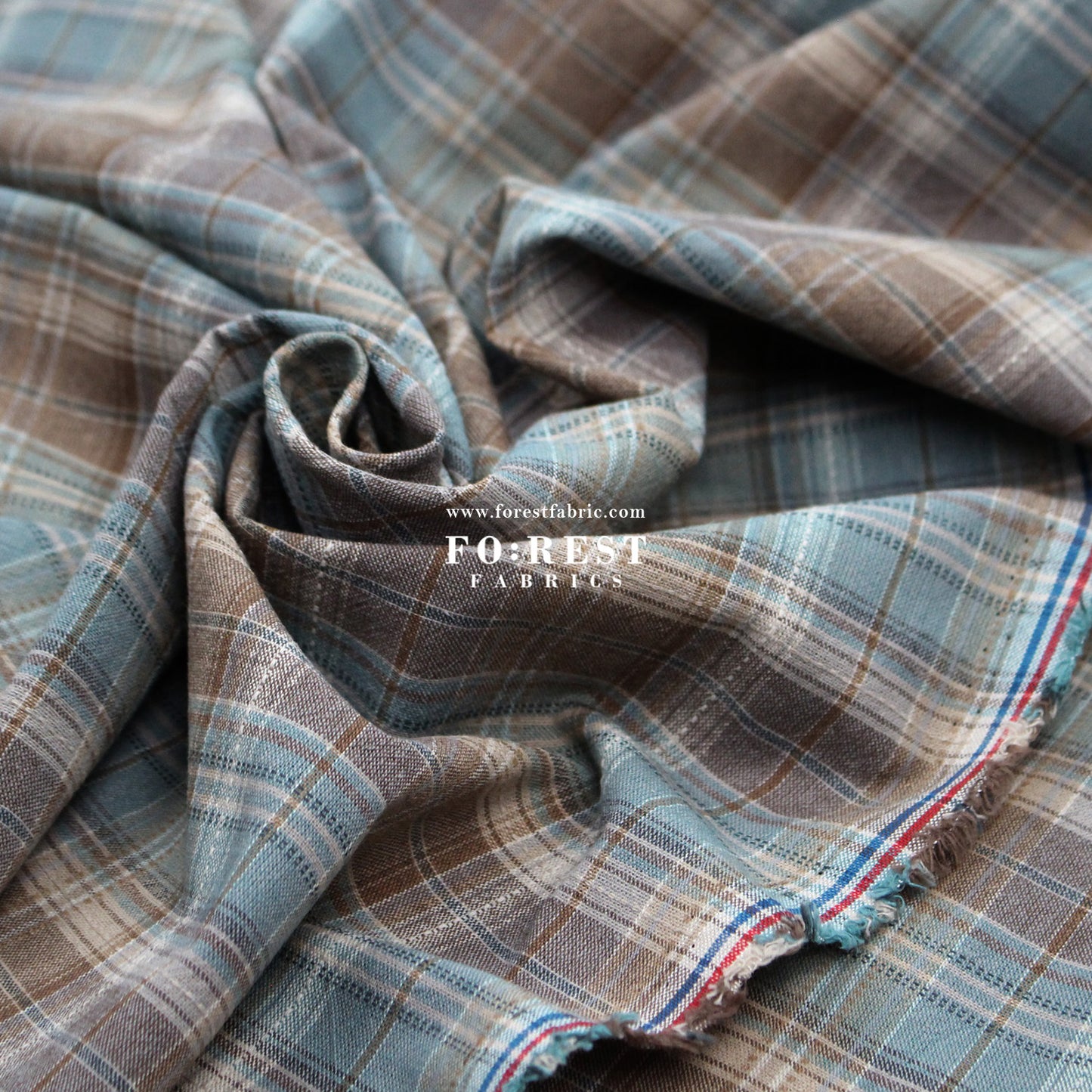 Yarn dyed cotton - Grid fabric