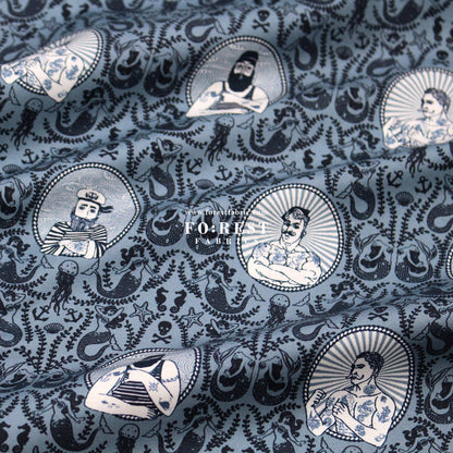 cotton - Sailor Salty Colony fabric