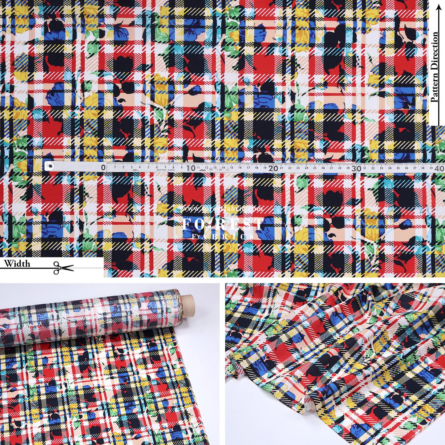 Liberty of London (Tana Lawn™ Cotton Fabric) - Carline Rebel