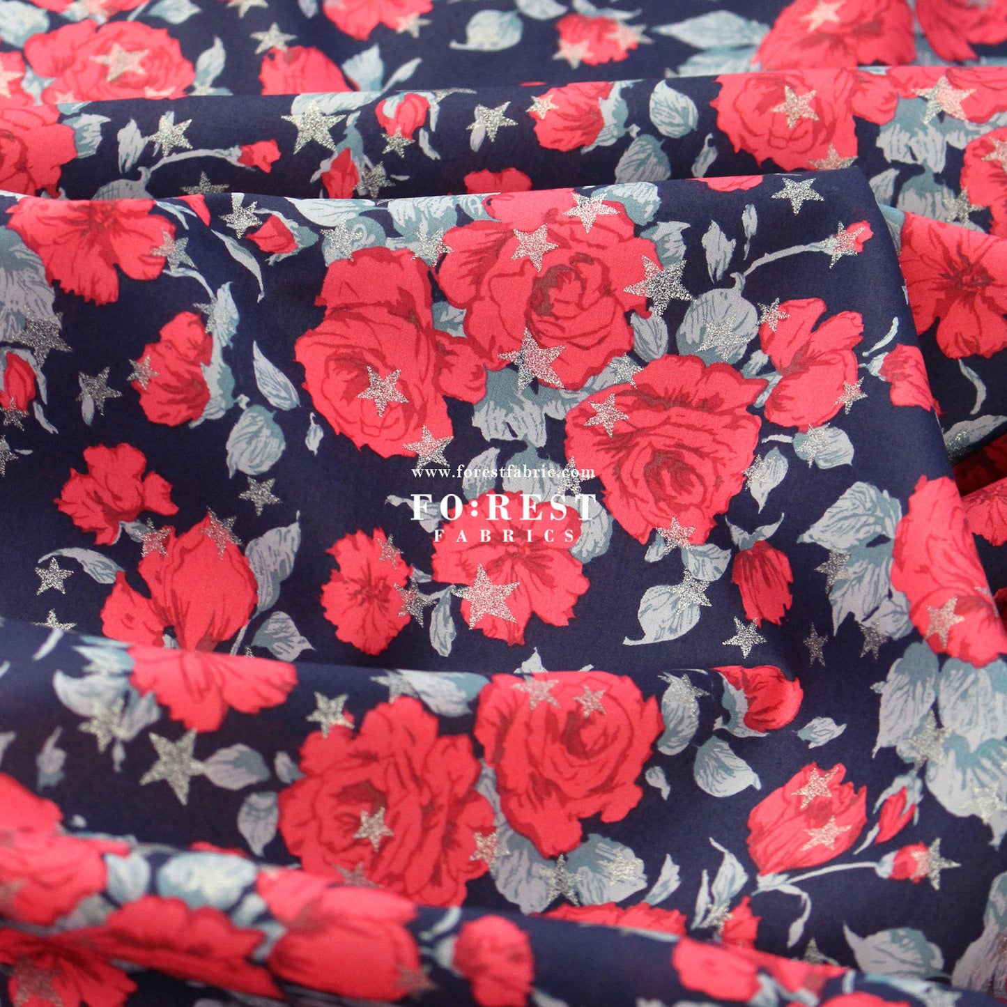 Liberty of London (Cotton Tana Lawn Fabric) - Carline Love Blossom