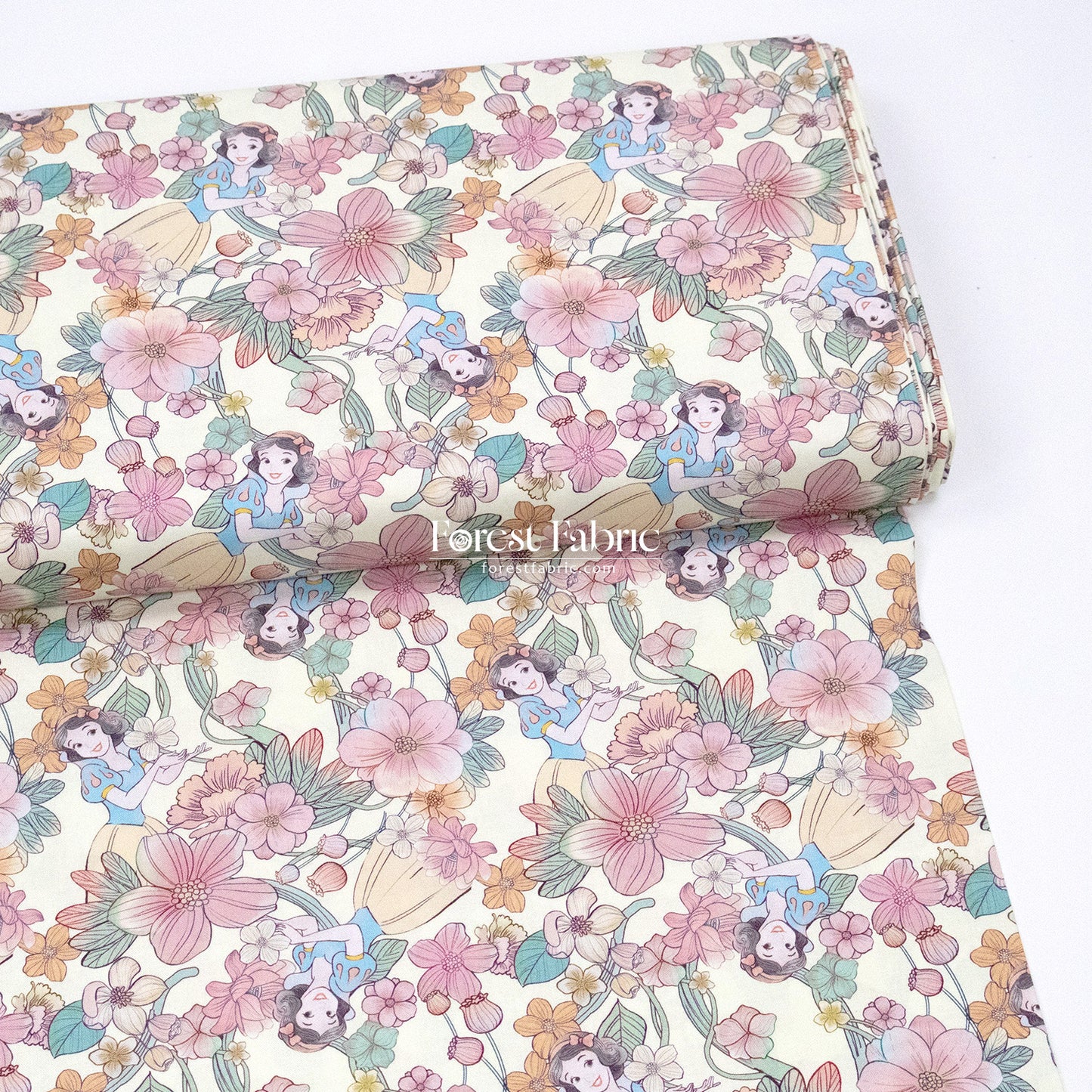 cotton - Snow White fabric