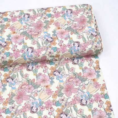 cotton - Snow White fabric