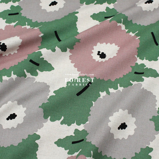 Canvas - Navel Flower fabric Pink