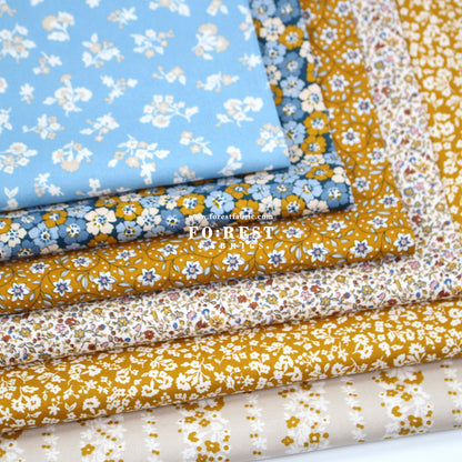 Quilting Liberty Denim Florals fabric SET