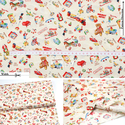 cotton - Nostalgic Toys fabric