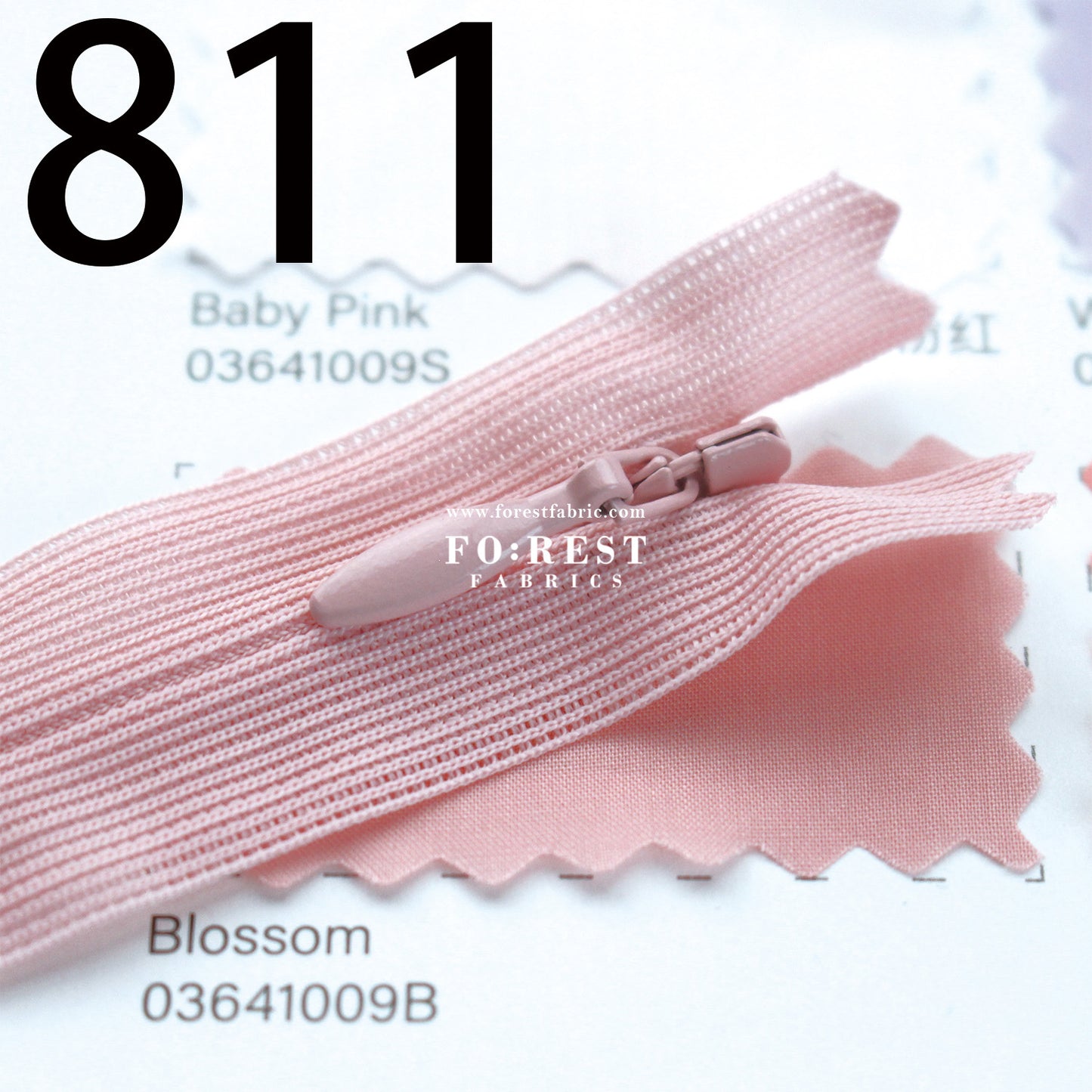 YKK25cm Invisible Zipper 服裝隱形拉鍊