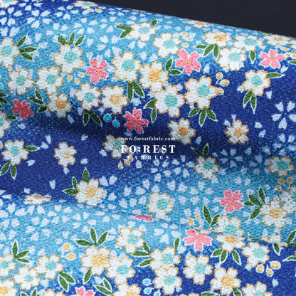 Ichikoshi crepe -  Sakura fabric 6