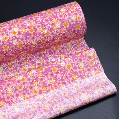Ichikoshi crepe -  Sakura fabric 5