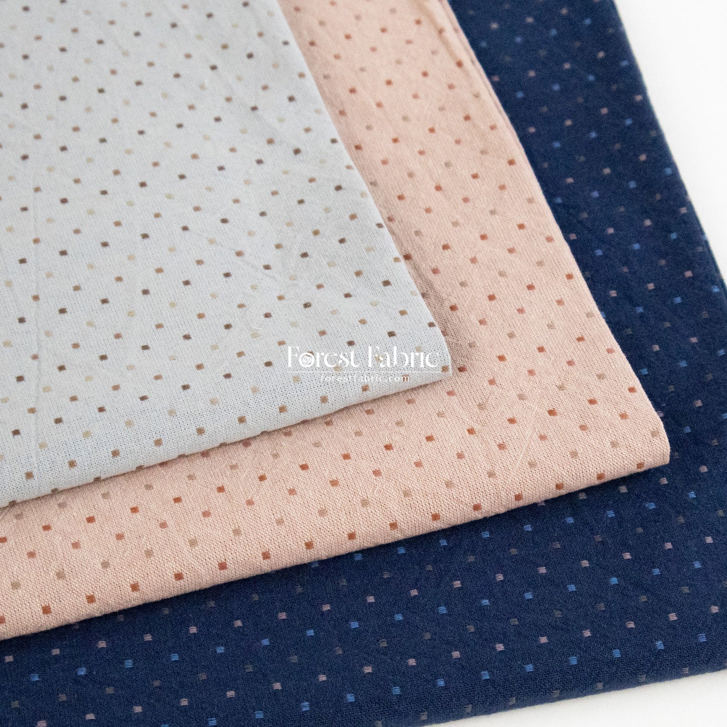 10"square Set - Yarn dyed cotton fabric拼布組100