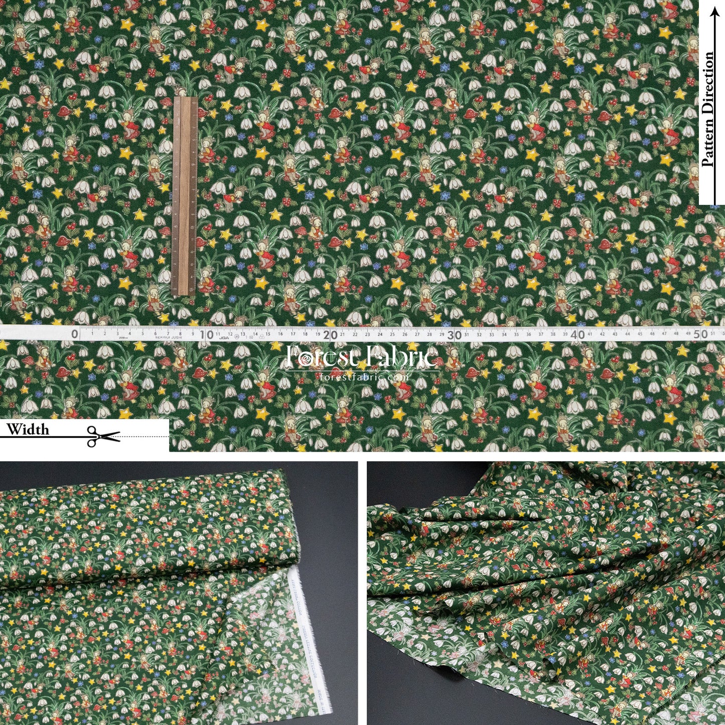 Liberty of London (Cotton Tana Lawn Fabric) - Liberty Elves