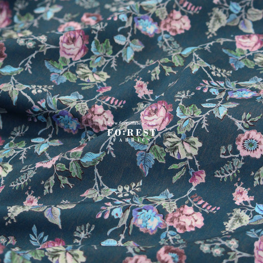 Liberty of London (Cotton Poplin Fabric) - Yorkshire Rose B