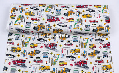 oxford - Rescue & Construction Vehicles fabric