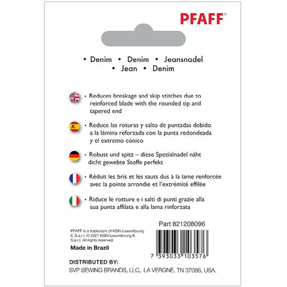 PFAFF® Denim Needles Assorted 牛仔家用車針