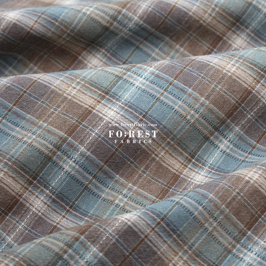 Yarn dyed cotton - Grid fabric