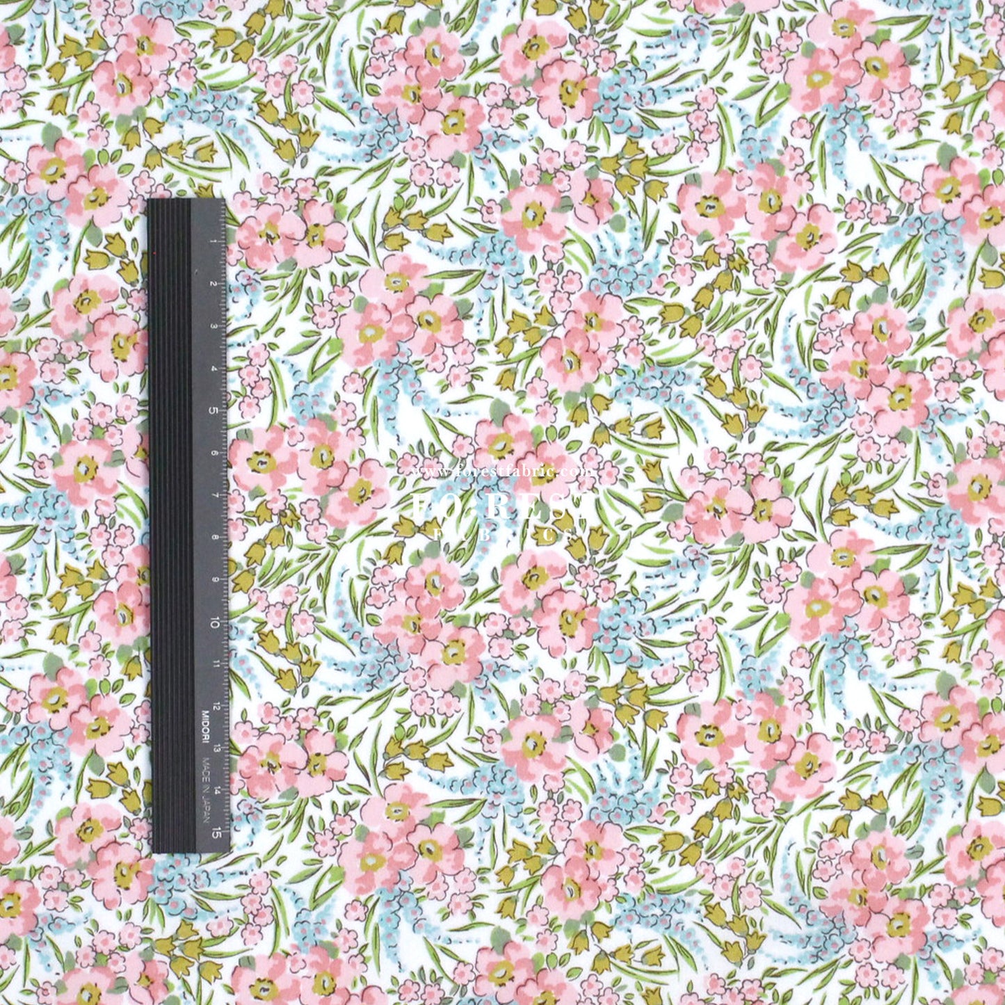 Liberty of London (Cotton Tana Lawn Fabric) - Swirling Petals C