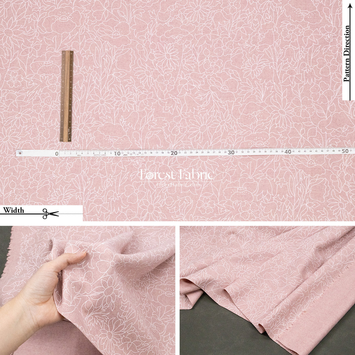 Liberty of London (wool Fabric) - Poppy Valley MWool