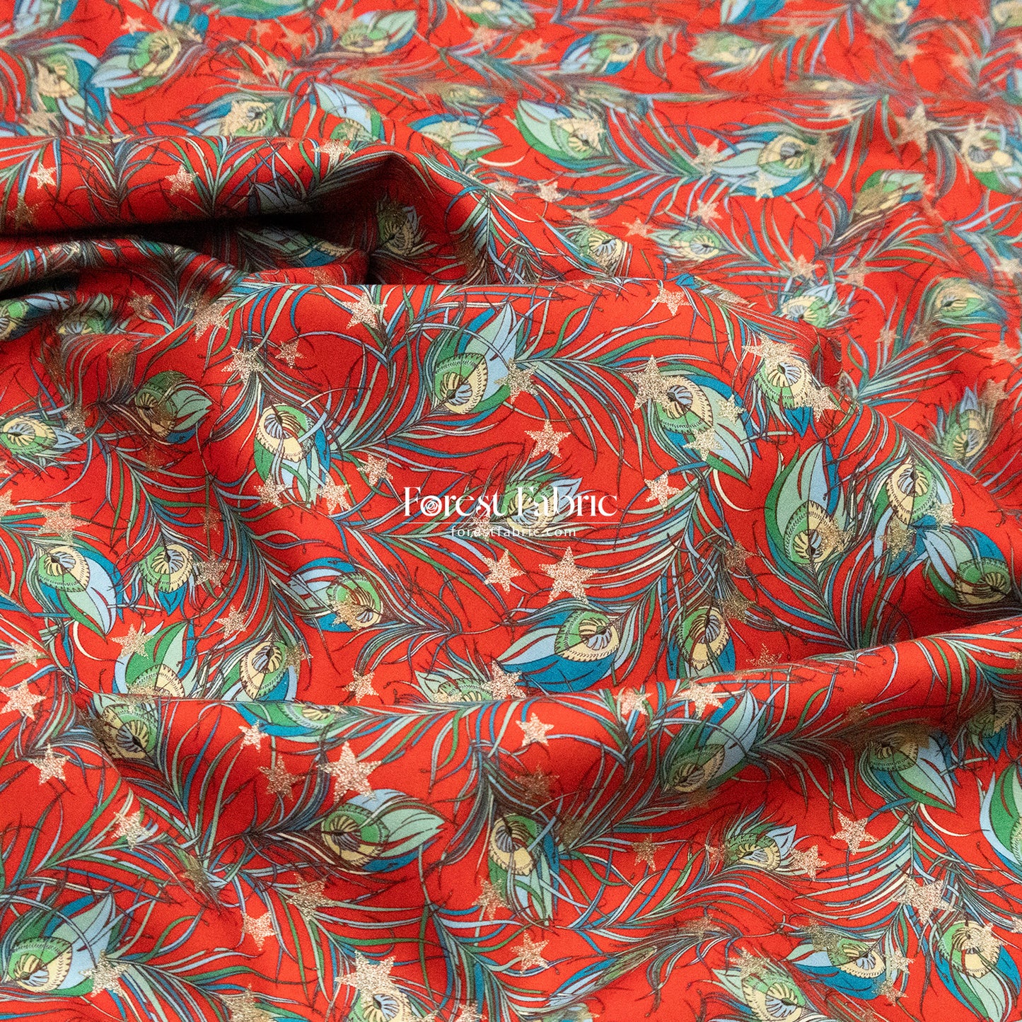 Liberty of London (Cotton Tana Lawn Fabric) - Festive Plume Star