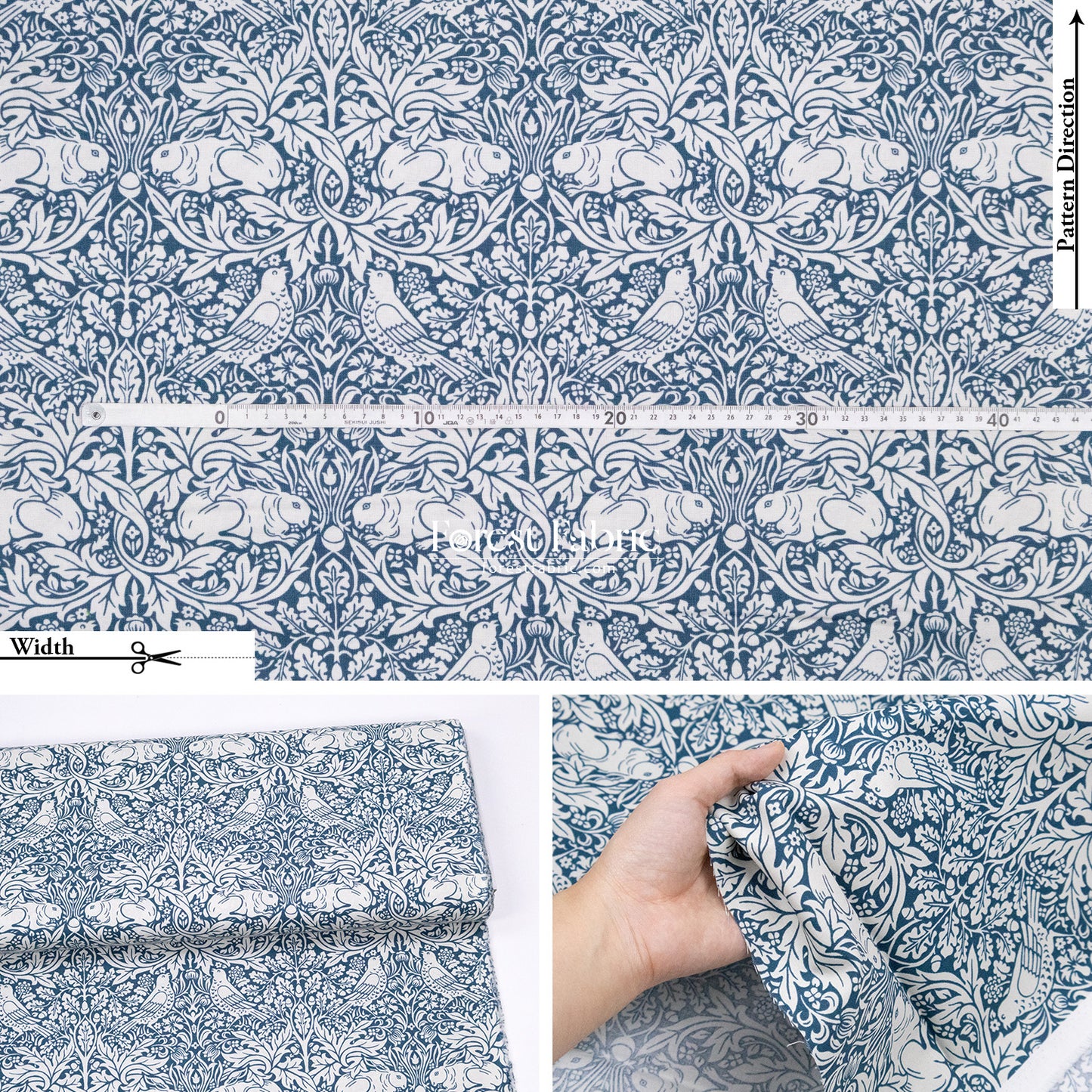 cotton - The Art of William Morris fabric 5