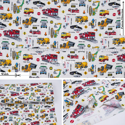 oxford - Rescue & Construction Vehicles fabric