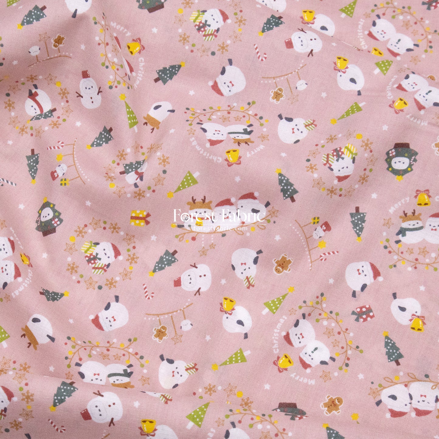 cotton -  Christmas Snowbird fabric