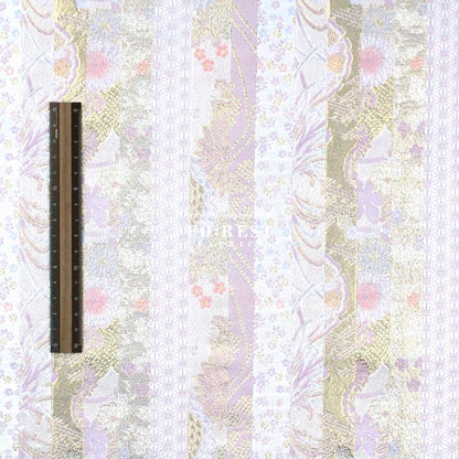 Gold Brocade - Sweet chrysanthemum flower fabric ICEPINK
