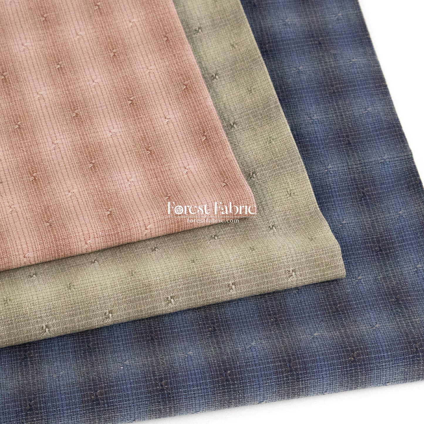 10"square Set - Yarn dyed cotton fabric拼布組100