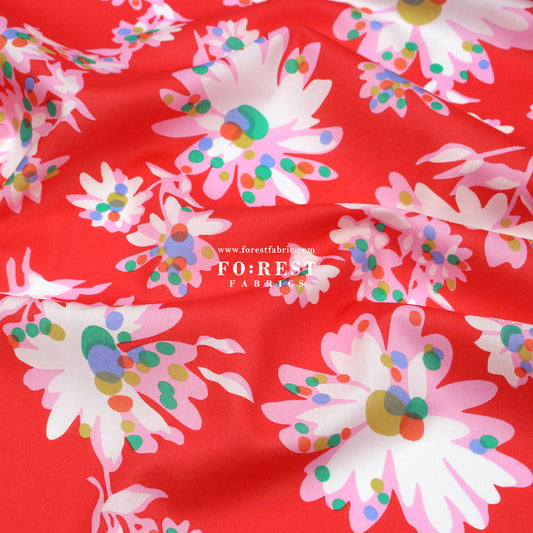 Liberty of London (Cotton Tana Lawn Fabric) - Optic Floral