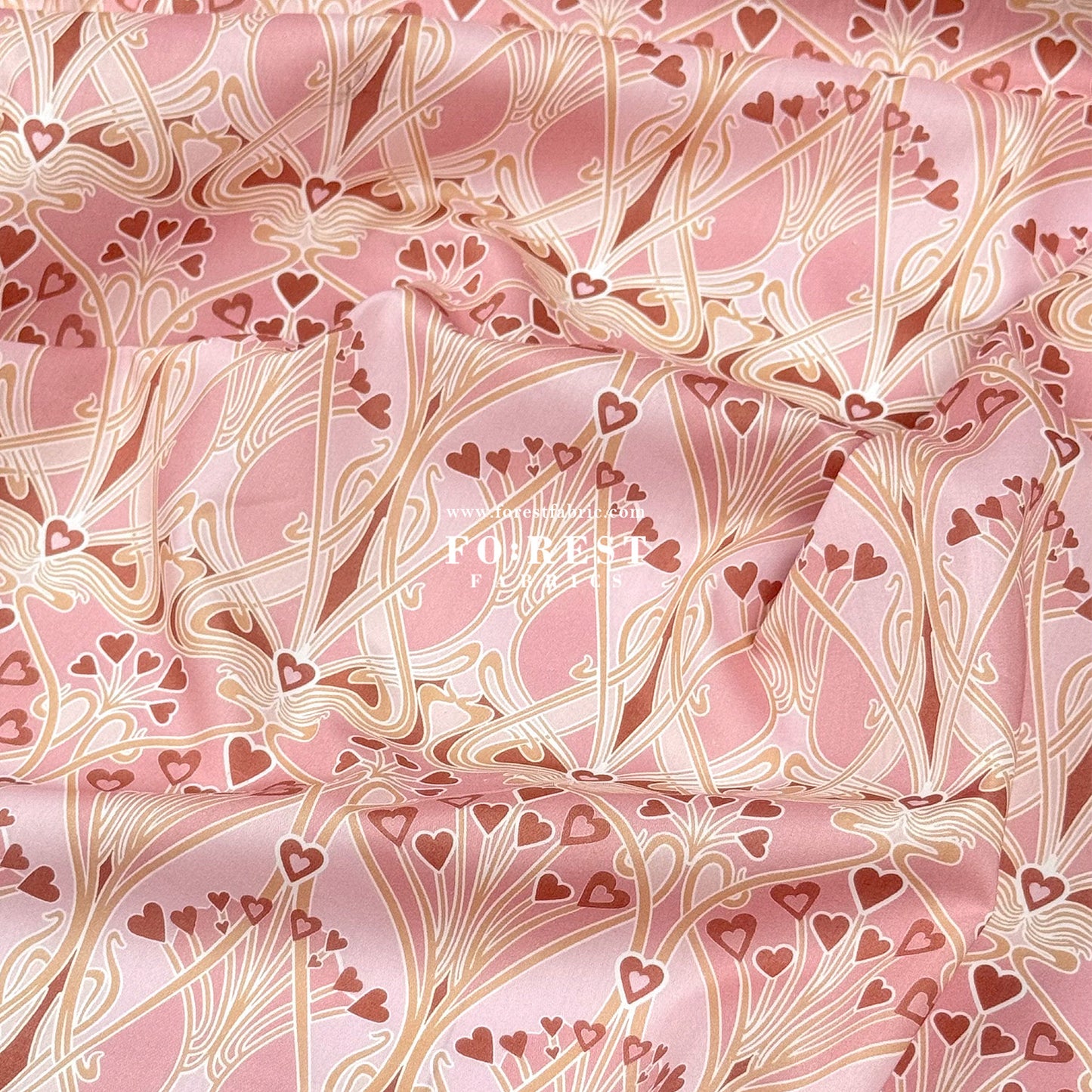 Liberty of London (Cotton Tana Lawn Fabric) - Ianthe Heart